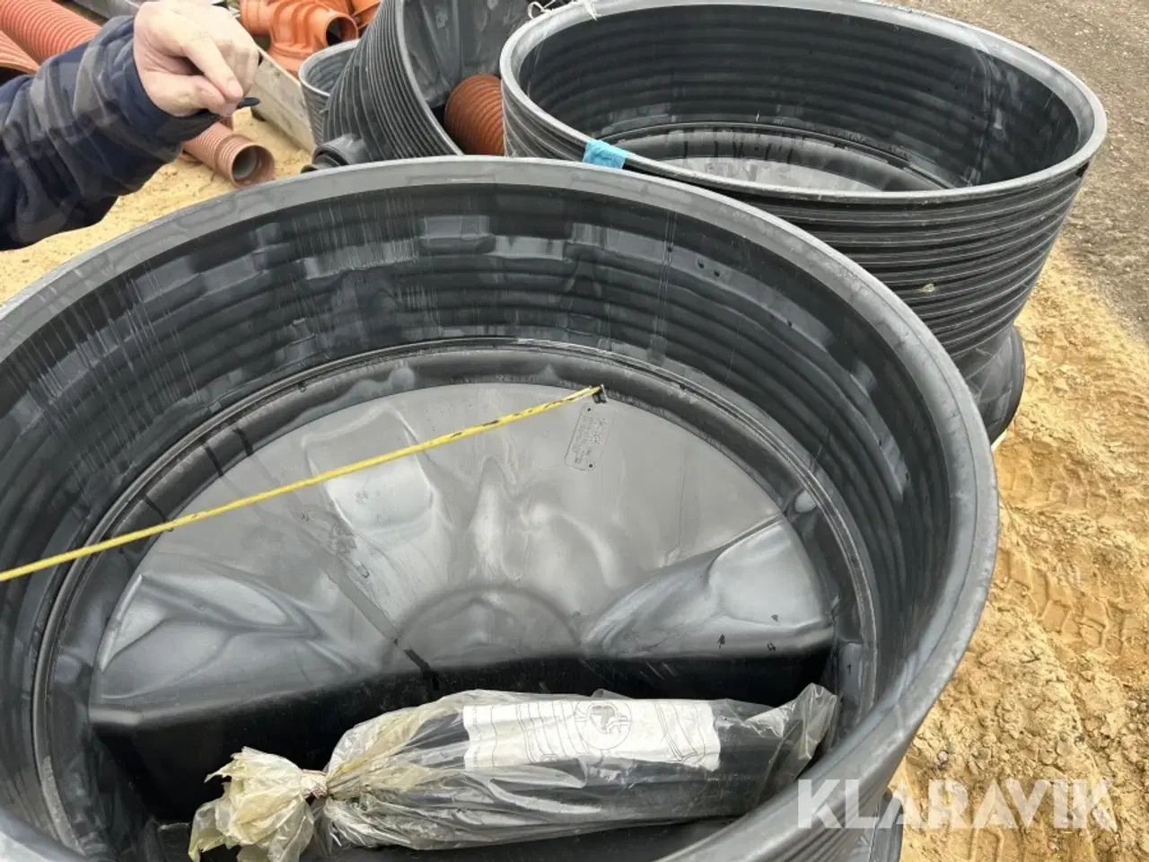 Billede 3 - Brøndrør PVC med brøndbunde 2 styk