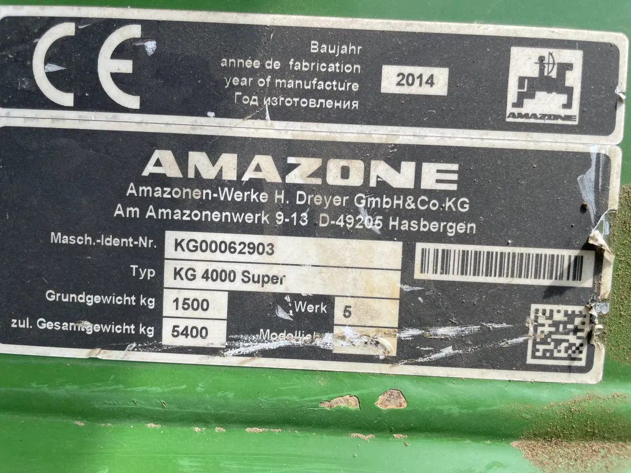 Billede 11 - 4m Amazone KG4000/AD-P super