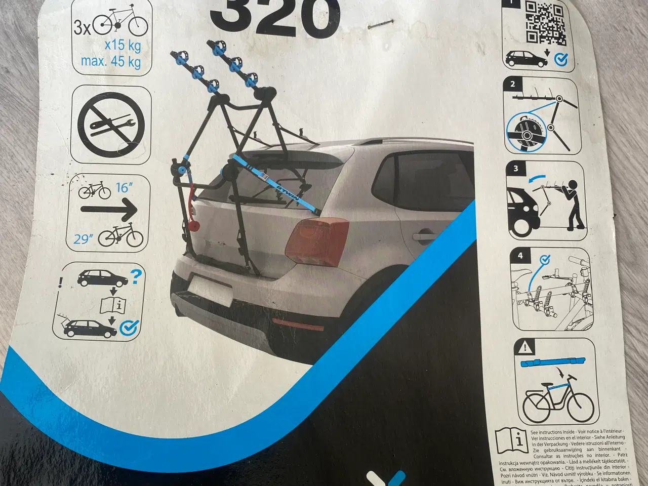 Billede 5 - B'TWIN 320 cykelholder 