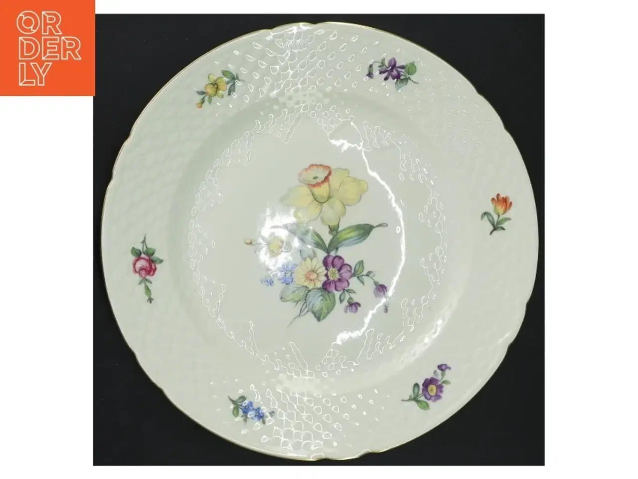 Billede 1 - B&G Saksisk blomst middagstallerken (str. Ø 24 cm)