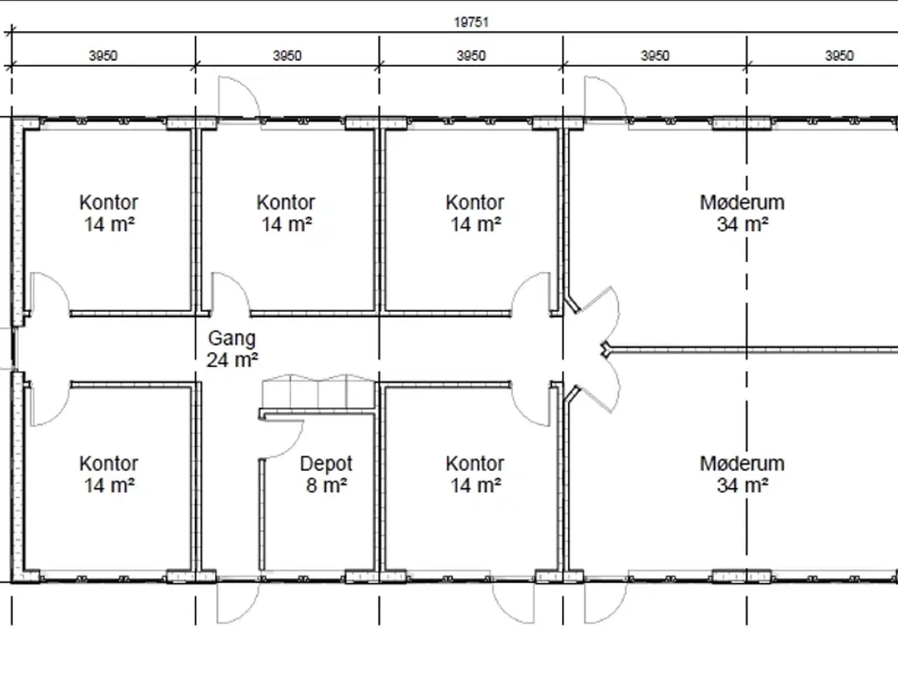 Billede 3 - Ref: 317 Kontormoduler
