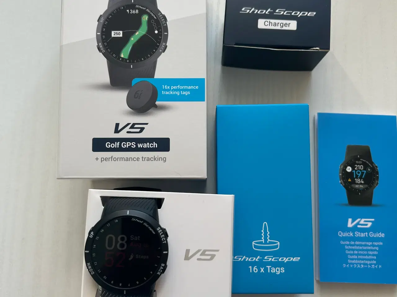 Billede 3 - V5 + Performance Tracking Sort Golf ur. 