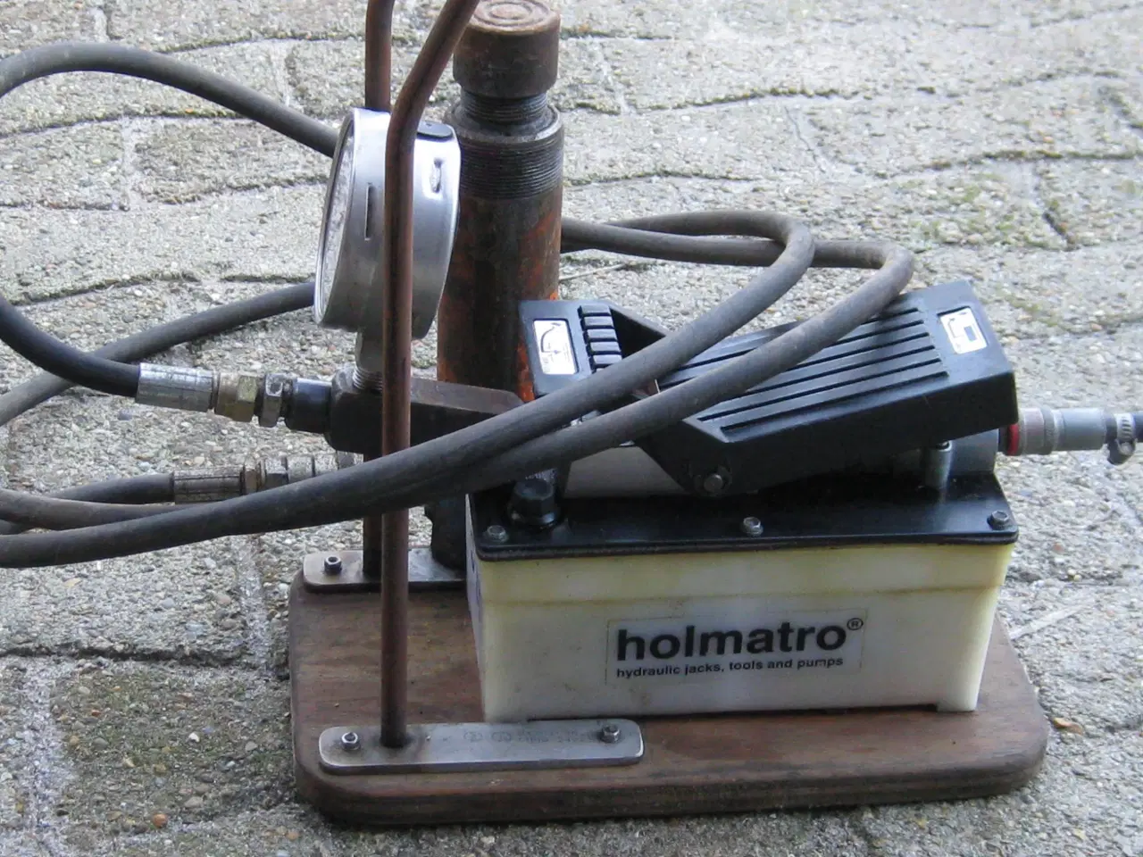 Billede 2 - Hydraulik luftpumpe 700 bar m. cylinder