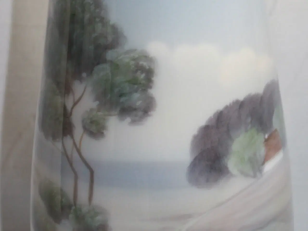 Billede 3 - Vase med landskab fra Bing og Grøndahl