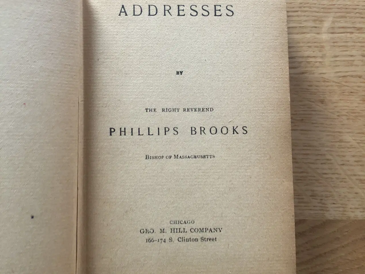 Billede 3 - Phillips Brooks: Adresses