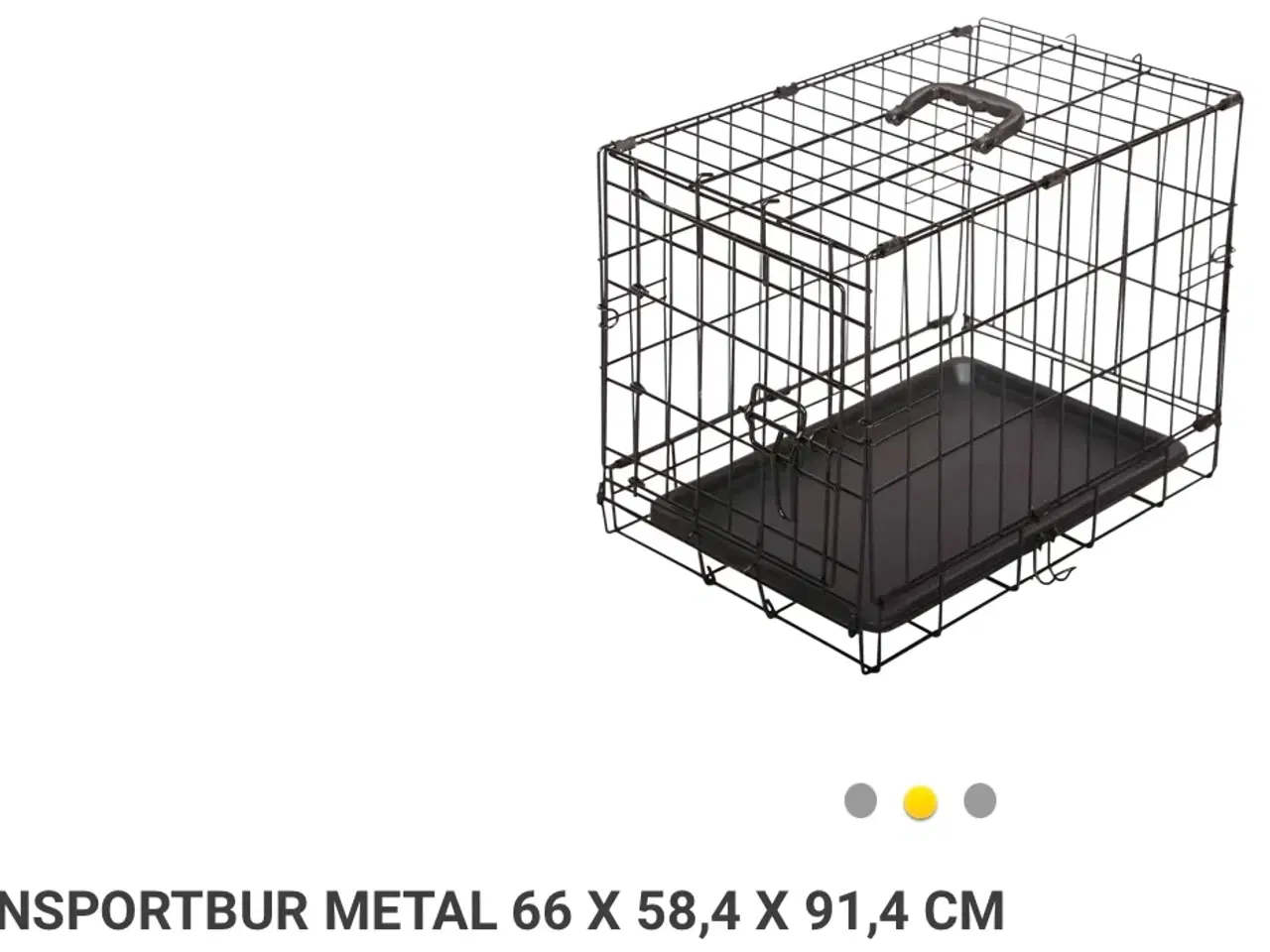 Billede 2 - Transport bur metal