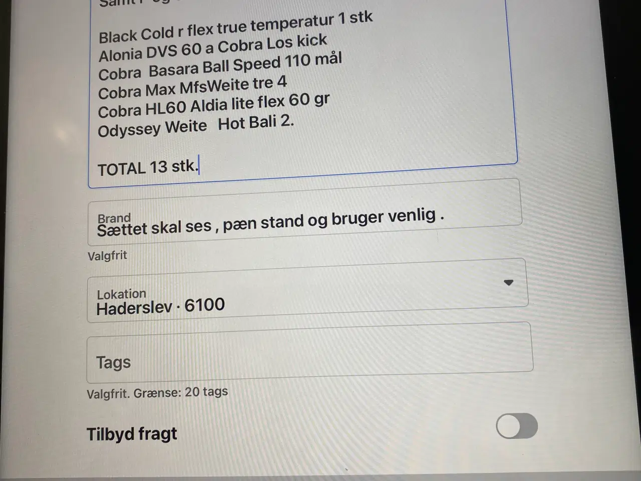 Billede 11 - Golf sæt med 2 tasker og vogn 