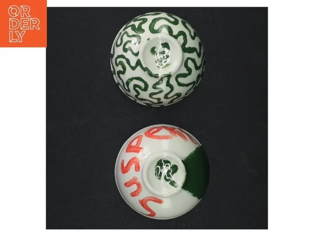 Billede 4 - Dekorative keramikskåle (str. Ø 9 cm)