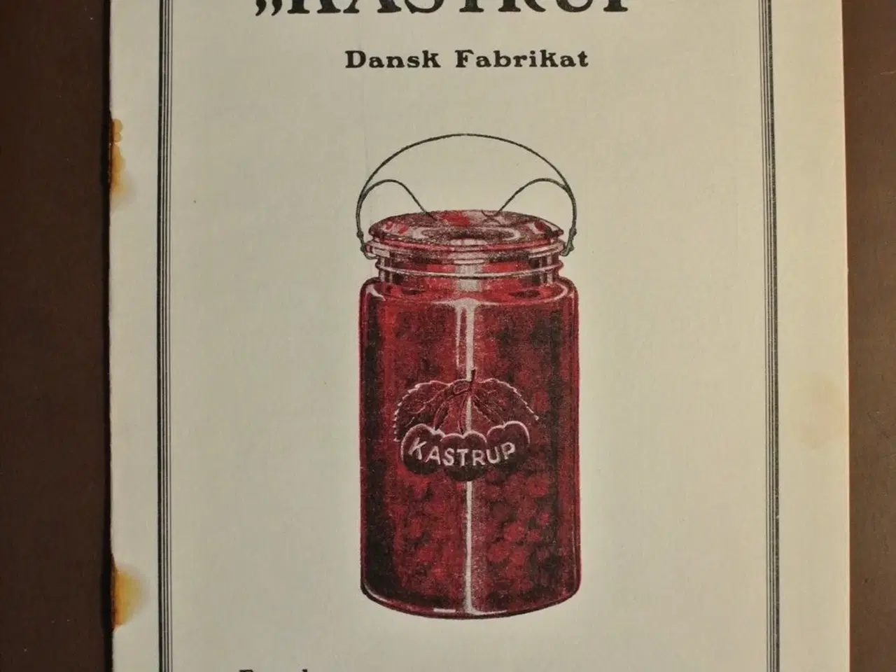 Billede 1 - brochure henkogningsglasset kastrup. dansk fabrika