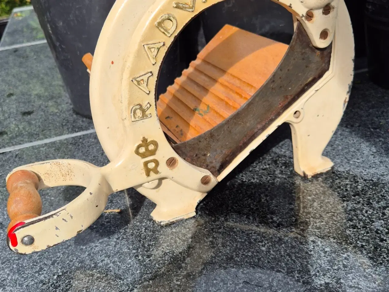 Billede 3 - Hvid Raadvad brødskærer