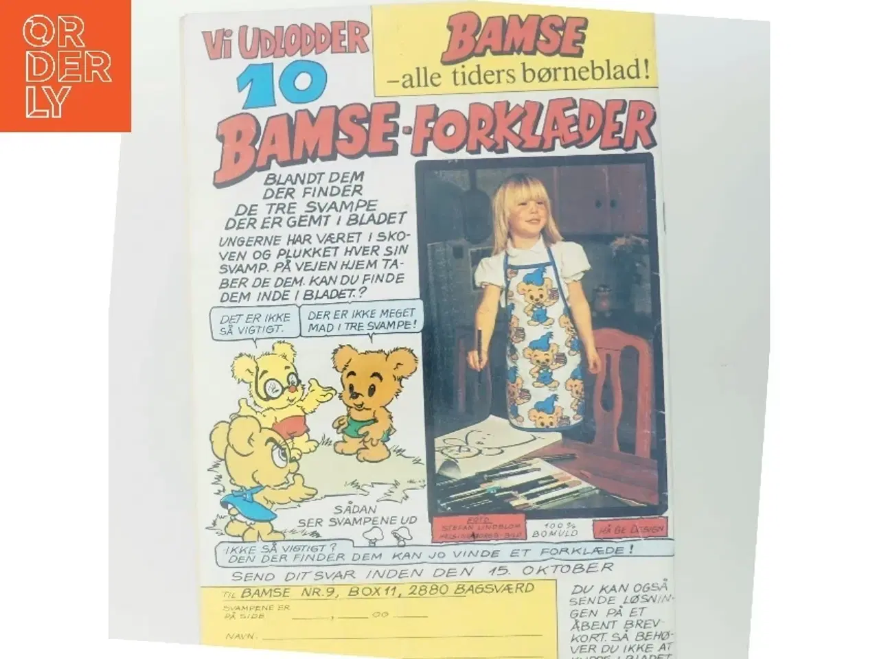 Billede 3 - Bamse nr. 9 1987 tegneserieblad af <Bogens forfattere< (Bog)