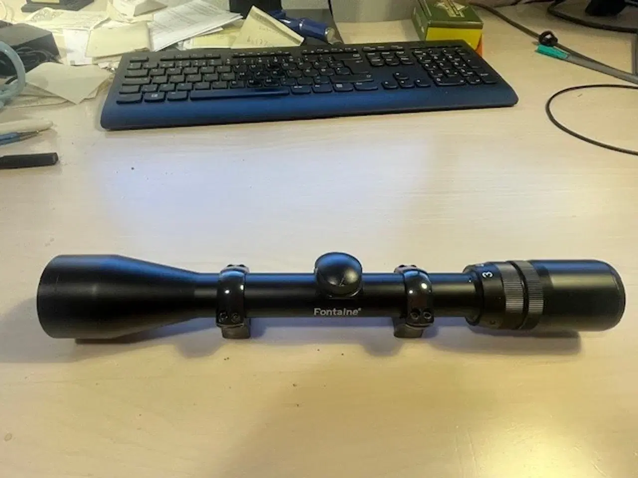 Billede 1 - Fontaine 3-9x40 kikkert med Tikka Optilock 