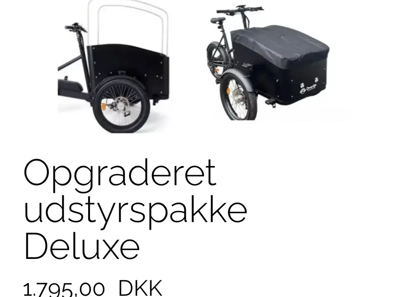 Billede 19 - CargoKid DELUXE el-ladcykel (ny) 