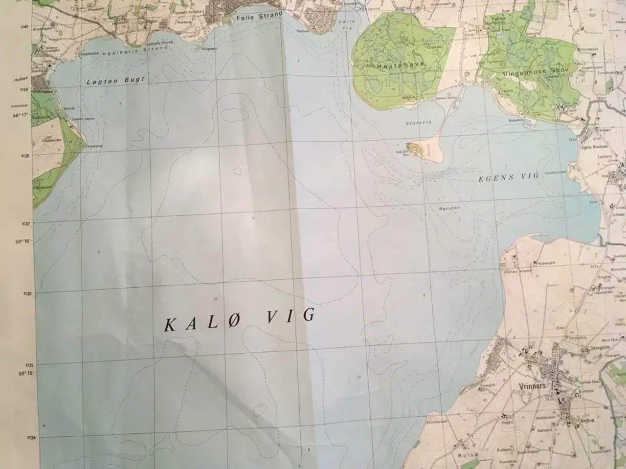 Billede 6 - Landkort over Rønde, Djursland