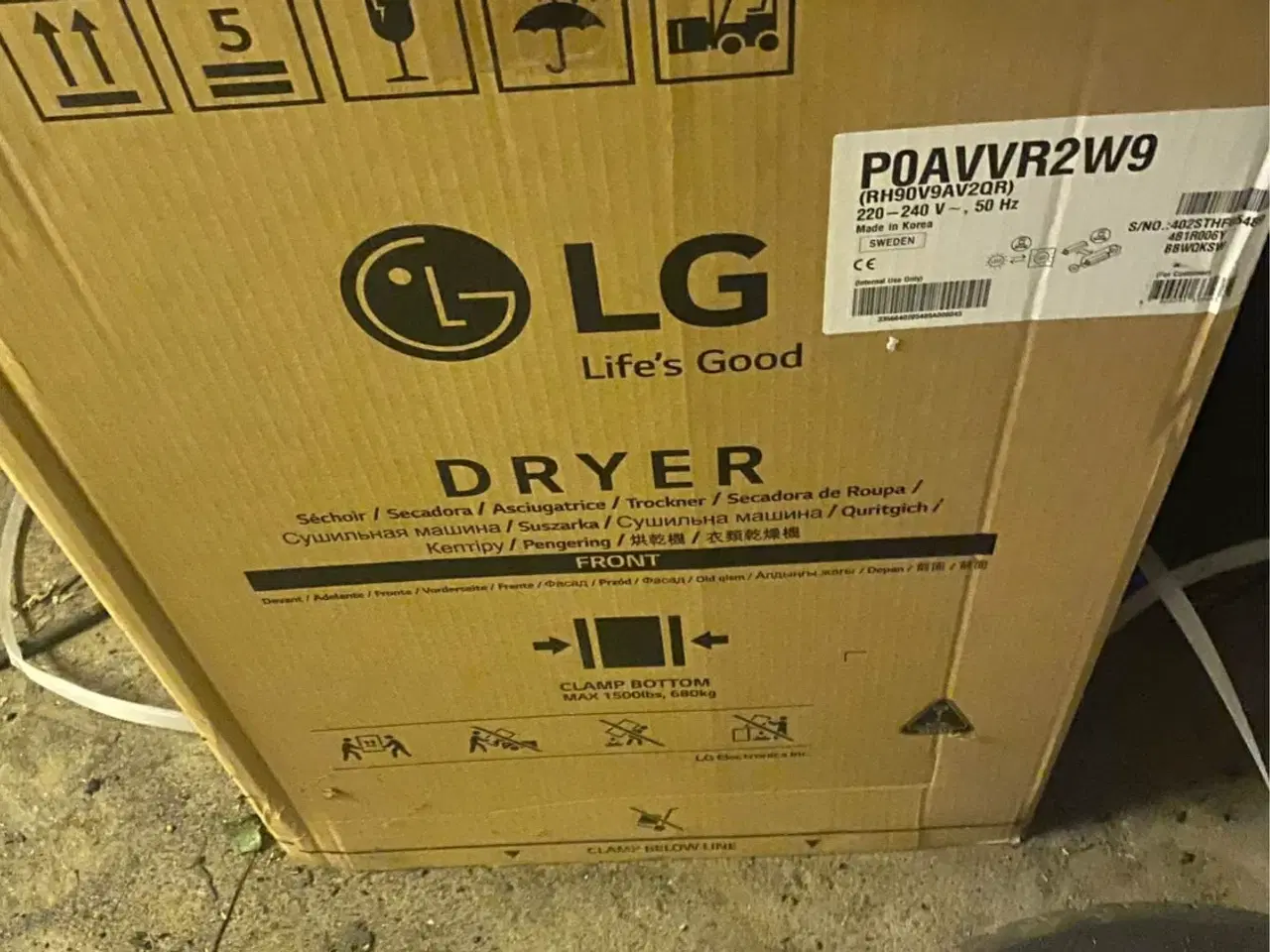 Billede 2 - HELT NY A+++ LG Tørretrumbler med Wifi