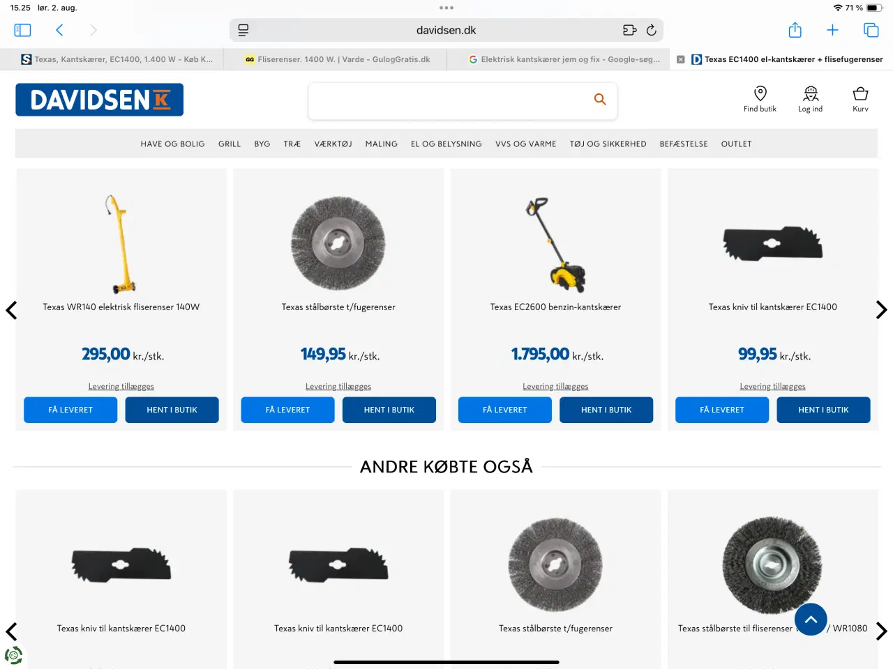 Billede 5 - Fliserenser. 1400 W.