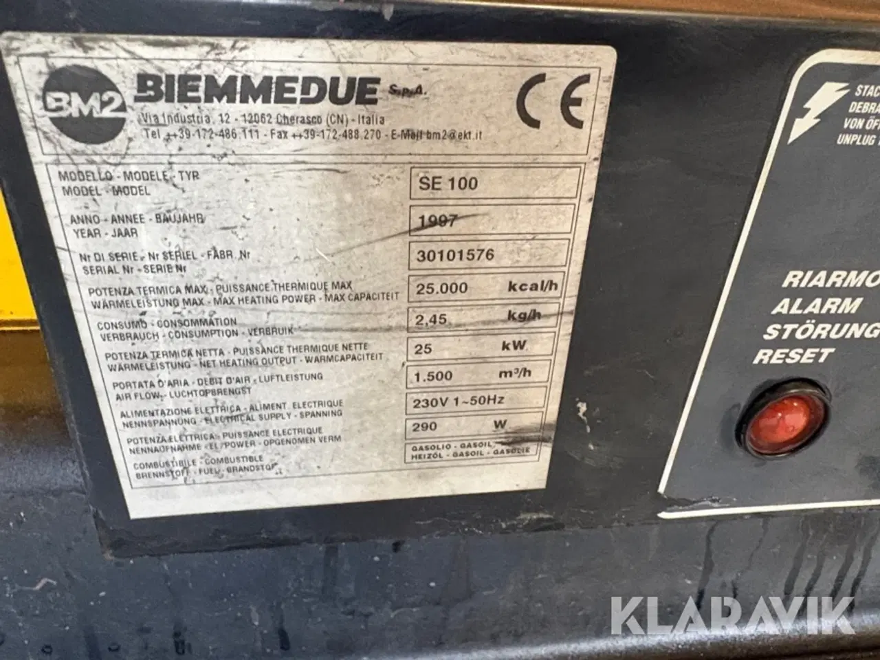 Billede 6 - Varmekanon Oklima Se100