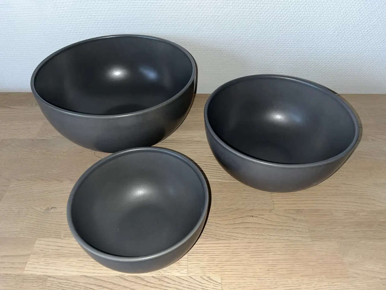 Billede 1 - HELT NYE grå Knabstrup skåle 