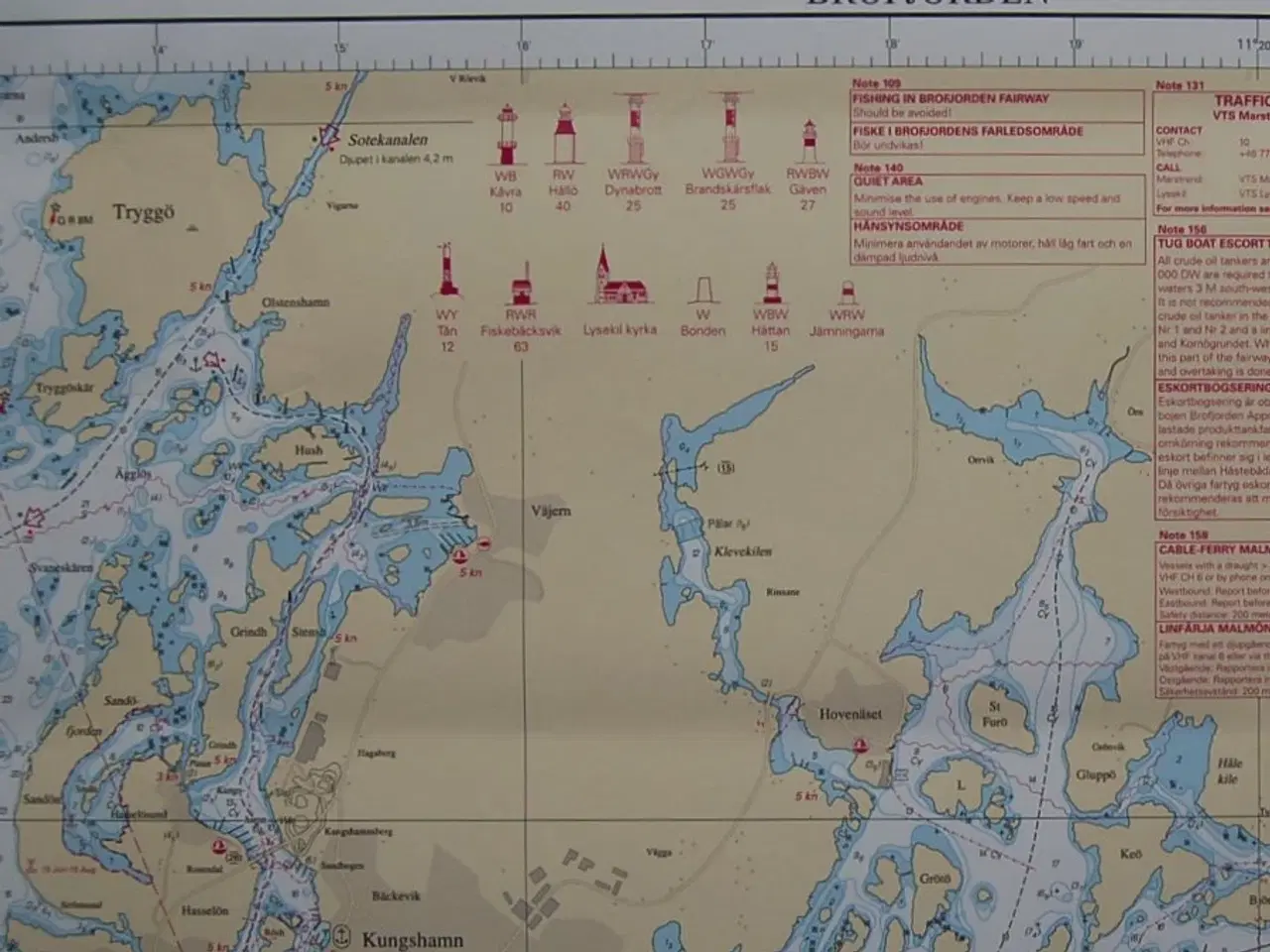 Billede 2 - Svensk Søkort 9331 Skagerrak Brofjorden