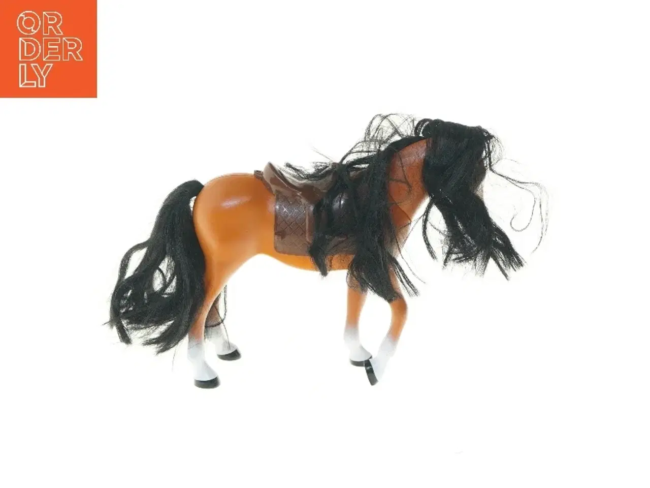 Billede 2 - Lego scala Legetøjshest med sadel (str. 19 cm)