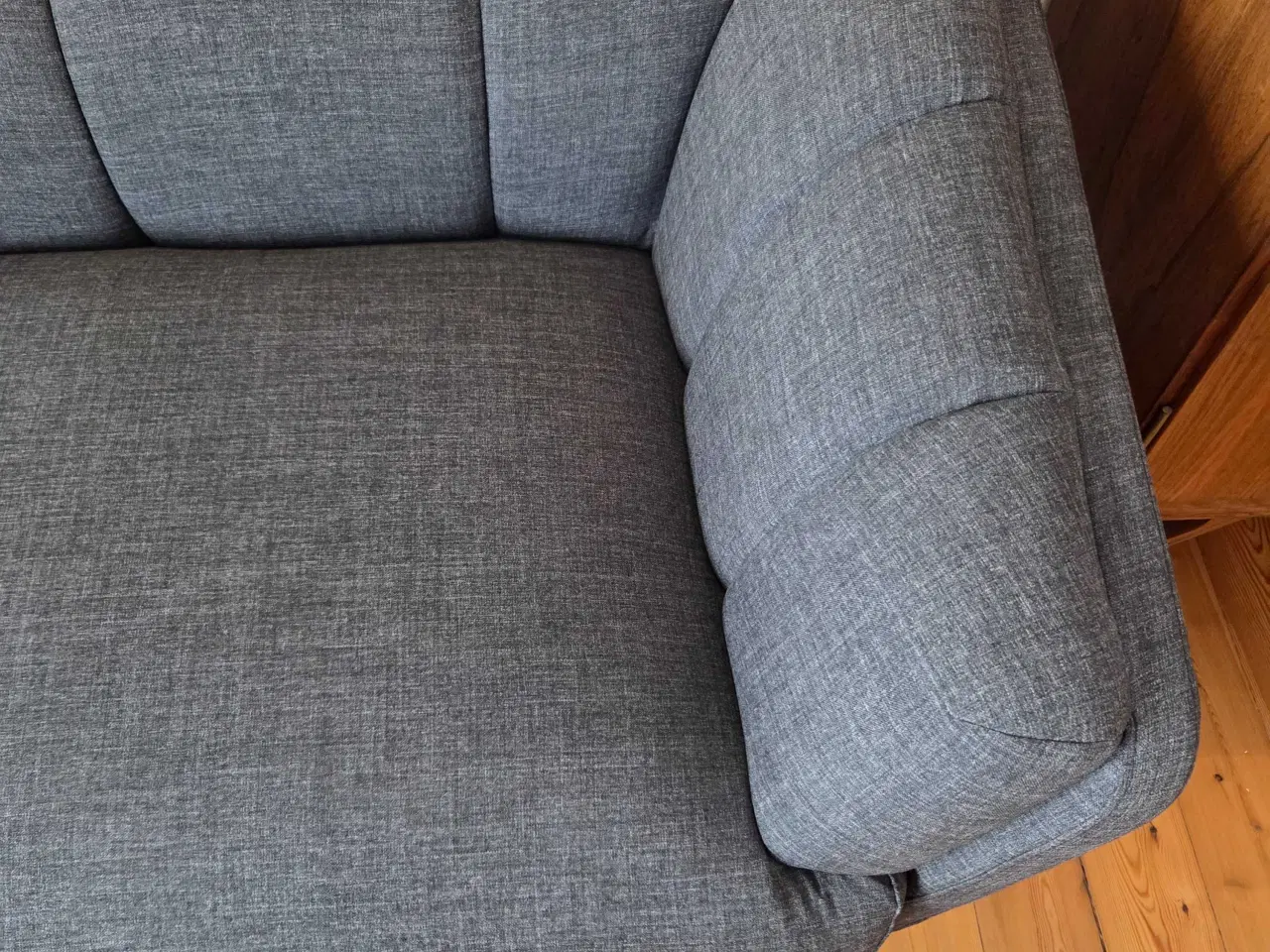 Billede 3 - Flot grå stof sofa