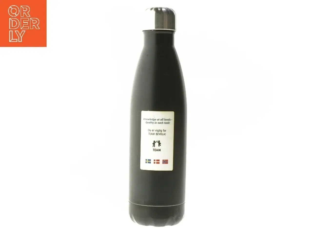 Billede 1 - Sort termoflaske, 26 cm fra Harald Nyborg (str. 26 cm)