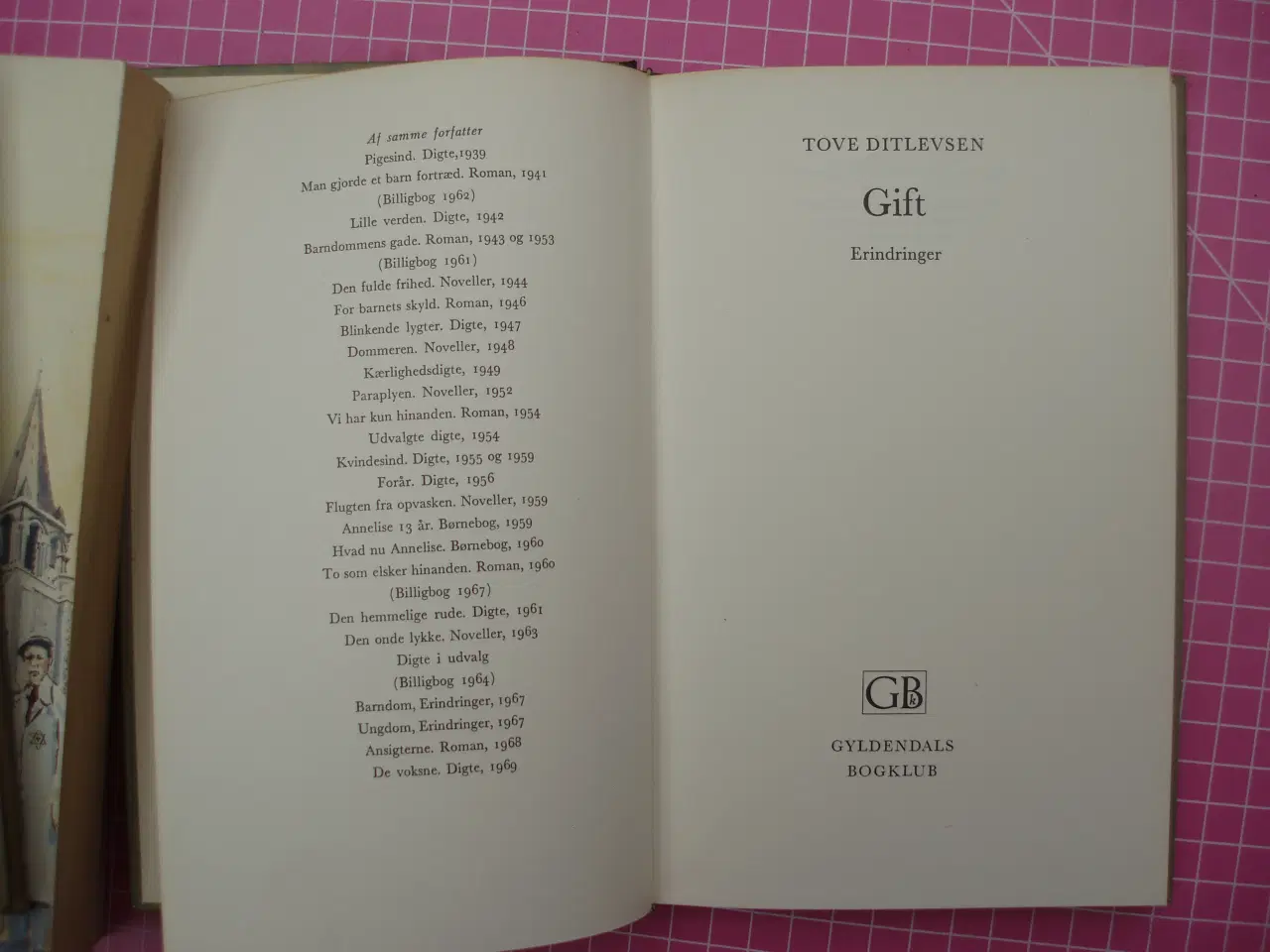 Billede 2 - Gift, erindringer af Tove Ditlevsen