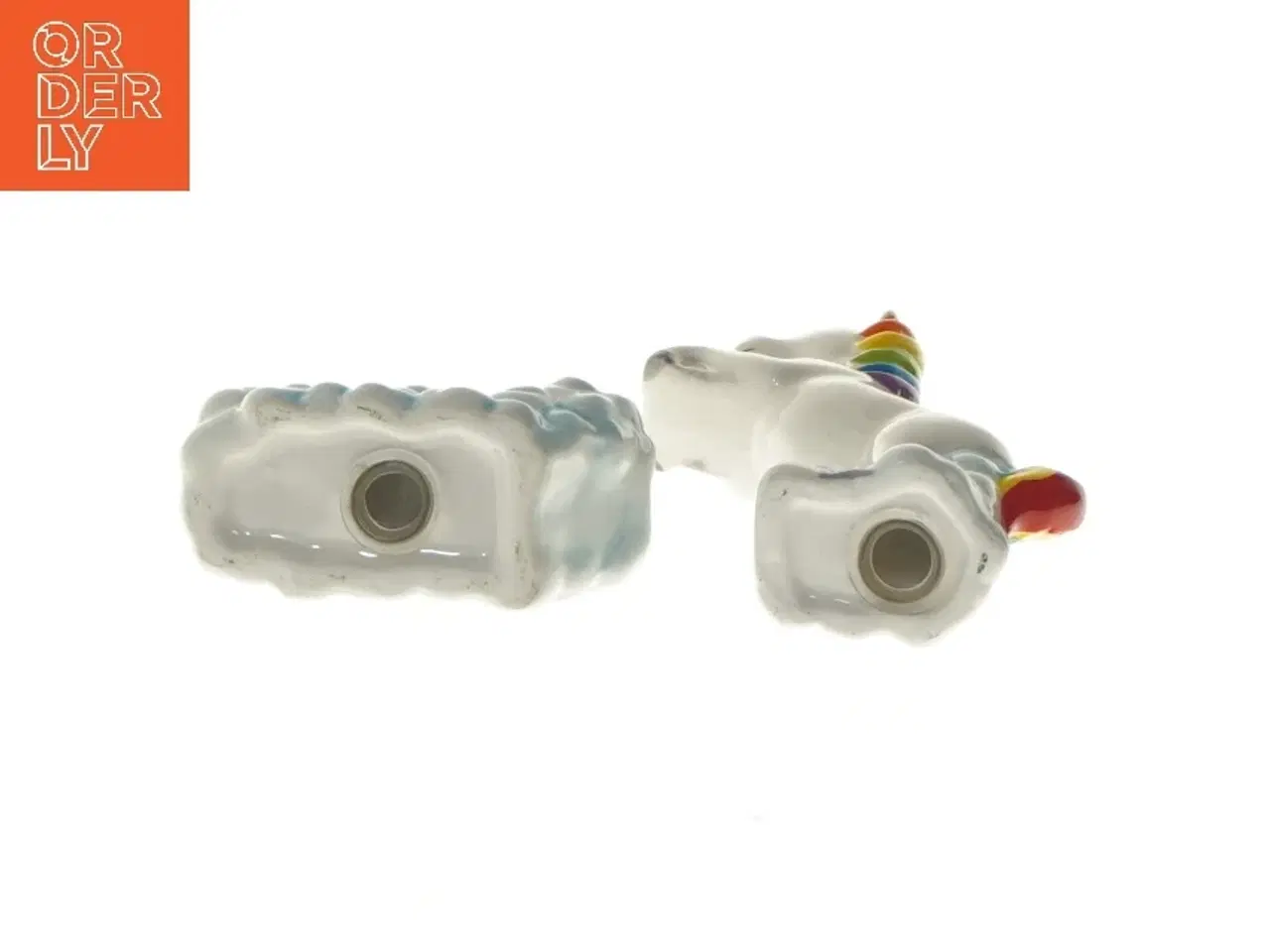 Billede 3 - Salt- og pebersæt med enhjørning og regnbue (str. 8 og 12 cm)