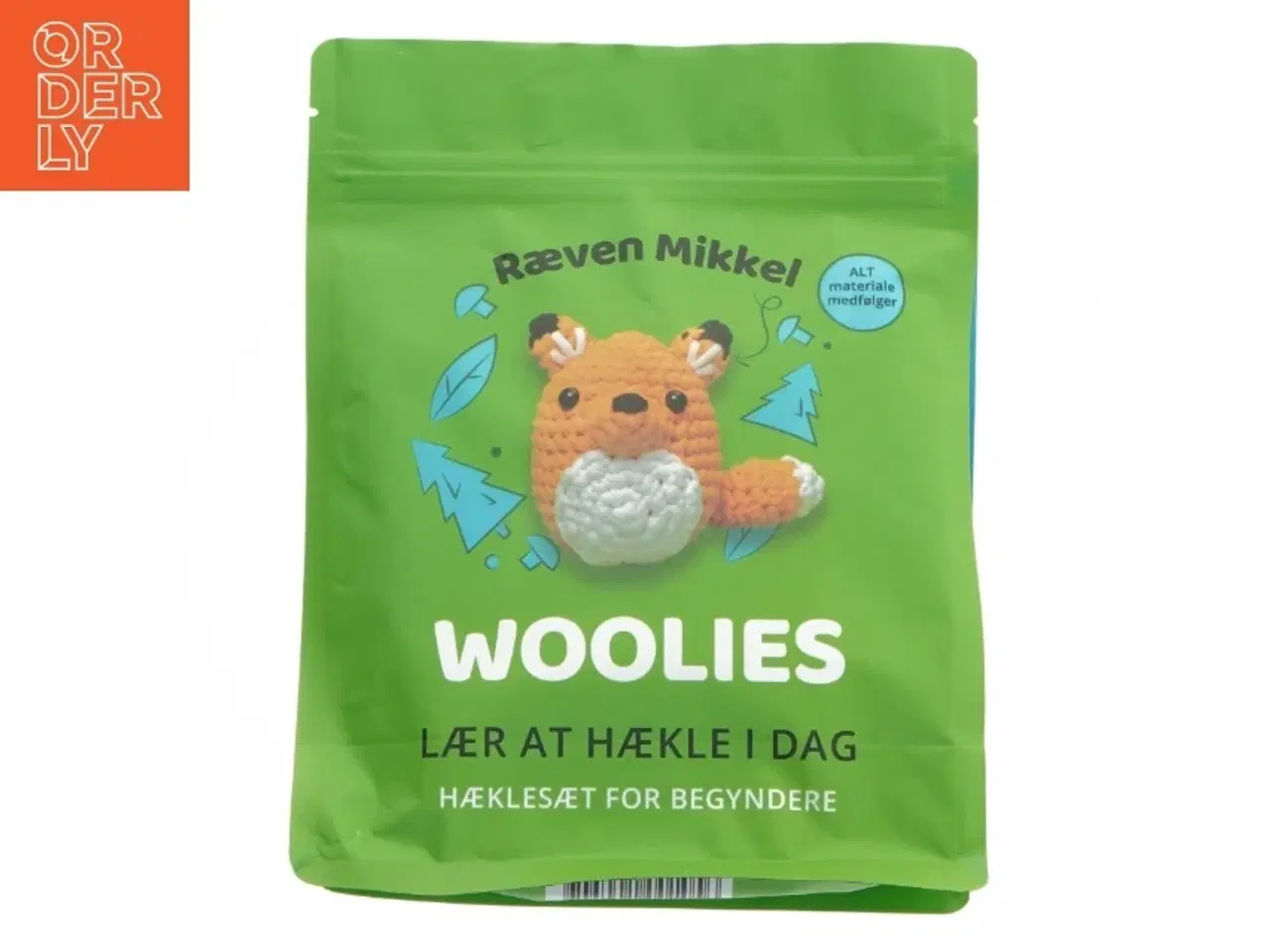 Billede 1 - Ræven Mikkel hækkesæt fra Woolies (str. 11,5x9 cm)