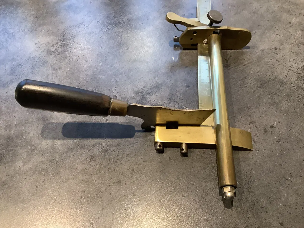 Billede 2 - Remskærer LÆDER i messing 200 mm