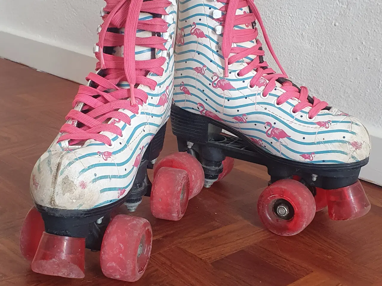 Billede 1 - Rookie rulleskøjter - med flamingoer. 