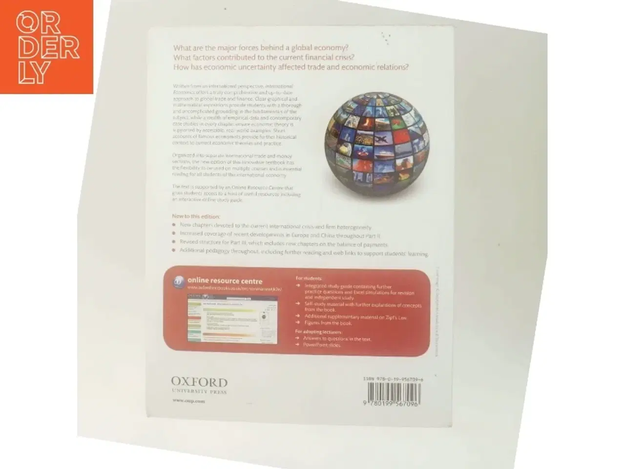 Billede 3 - International economics : theory, application, and policy af Charles Van Marrewijk (Bog)