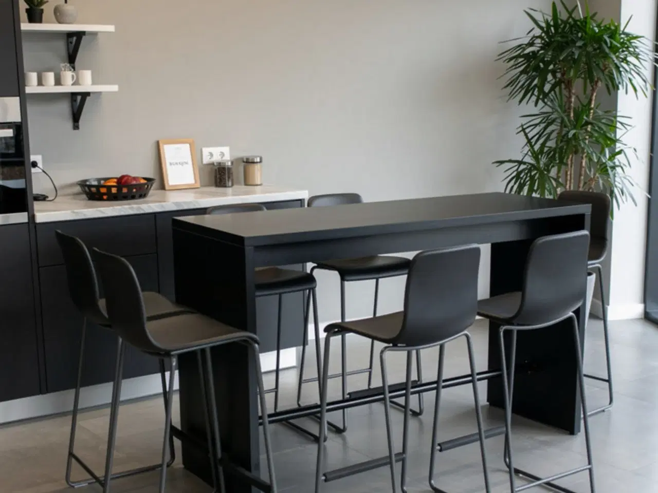 Billede 2 - Højbord – Sort 160x60