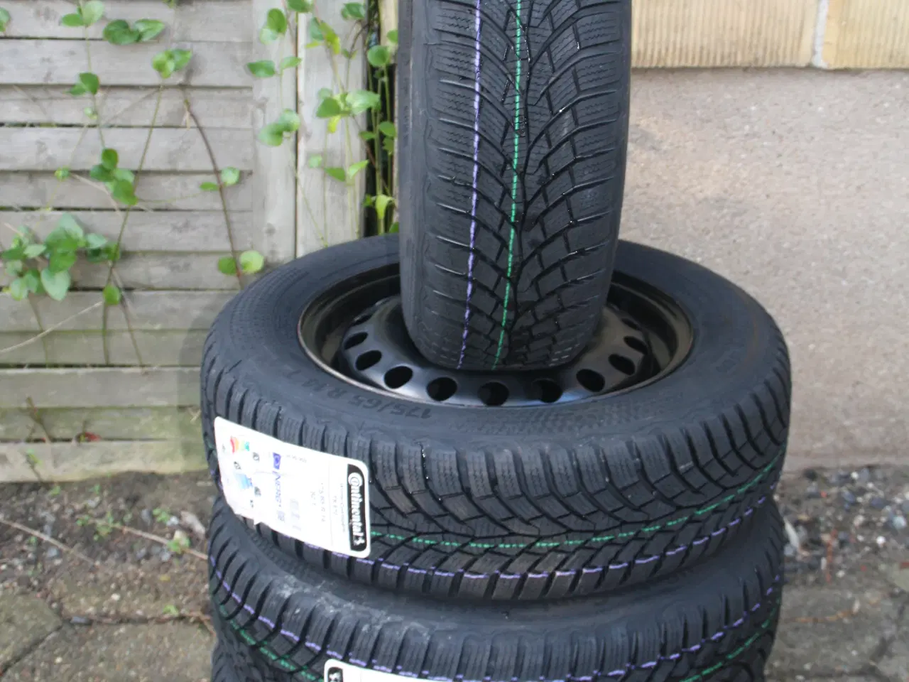 Billede 1 - Vinterdæk 175/65 R14 Continental