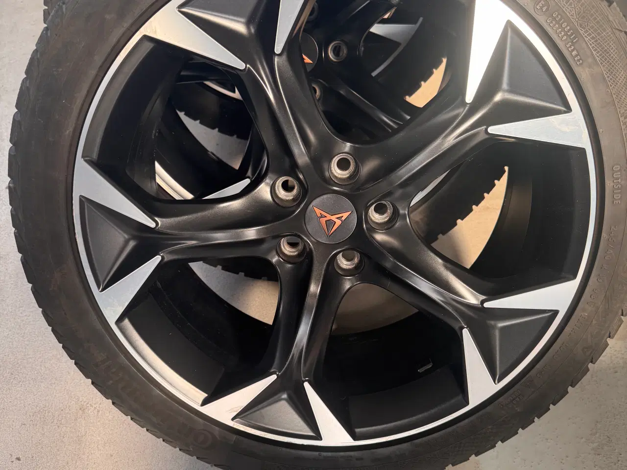 Billede 7 - Originale CUPRA alufælge med vinterdæk 