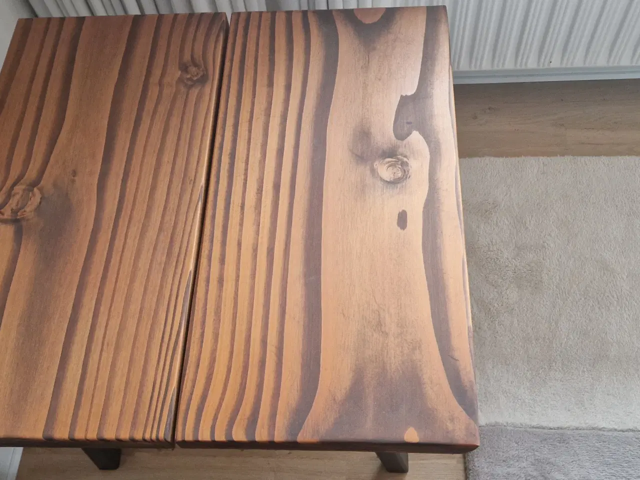 Billede 6 - Sofaborde behandlet med Politur