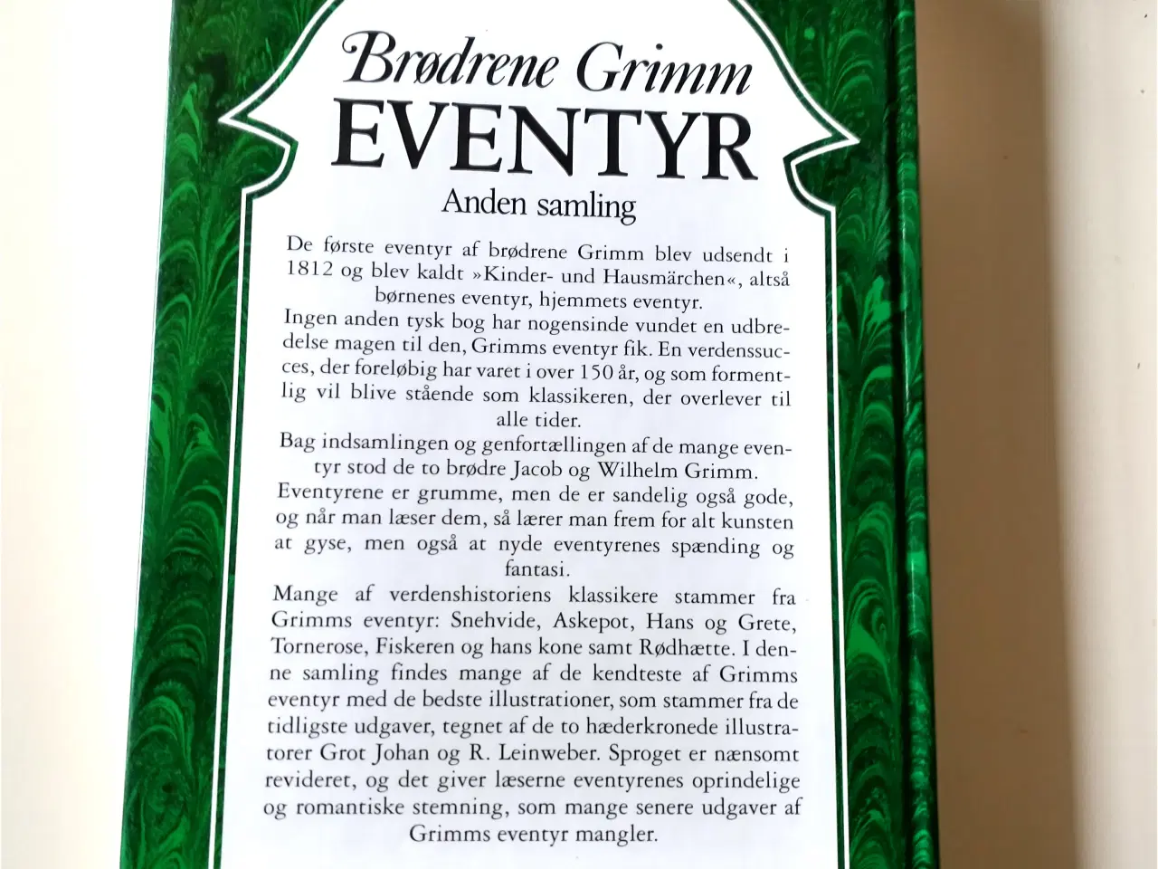 Billede 2 - Brødrene Grimm. Eventyr - anden samling.