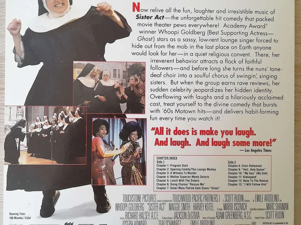 Billede 2 - Sister Act, Laserdisk film