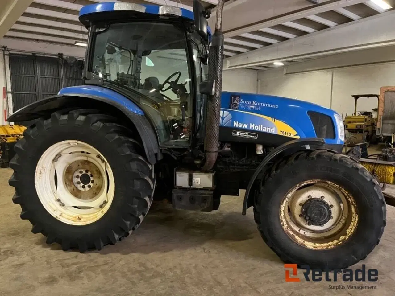 Billede 3 - New Holland TS 115 DL New Holland TS 115 A 4WD traktor.