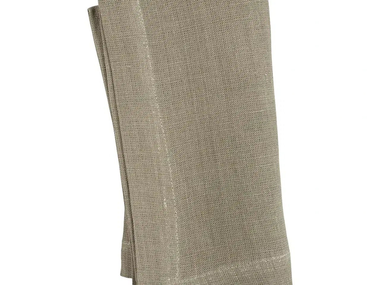 Billede 1 - Elegante stofservietter i støvet grøn - 2 stk.