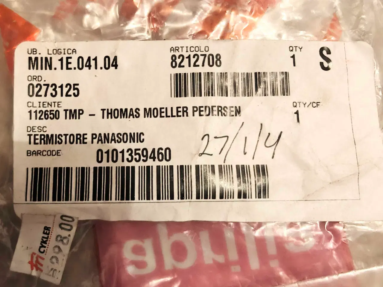 Billede 2 - Aprilia SR 50 / Rally / RS 50. Ny Temperatur Føler