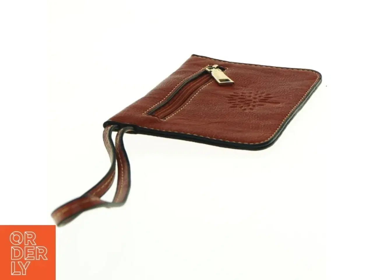 Billede 2 - Mulberry Cognac Brun læder pung med håndledsrem (str. 18 x 12 cm)