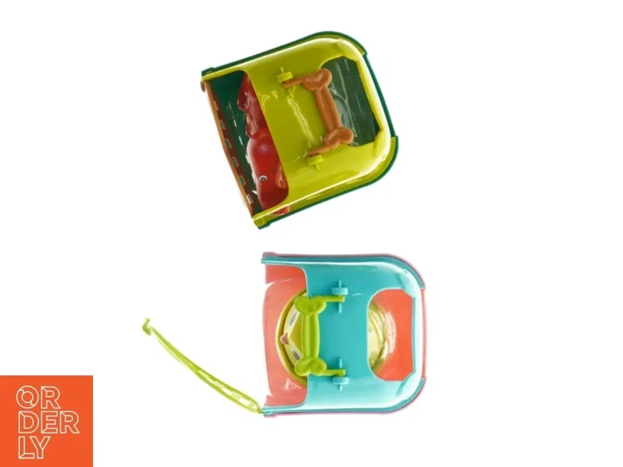 Billede 3 - Plastik dyr og transportkasser legetøjssæt (str. 9 x 8 cm)