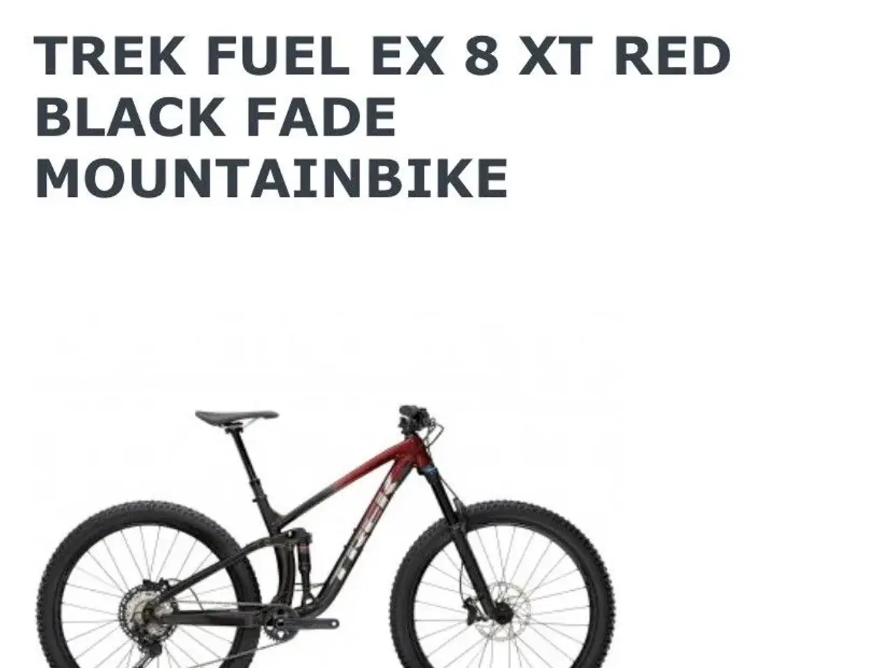 Billede 5 - Mountainbike fullsuspension Trek Fuel ex 8 Xt 