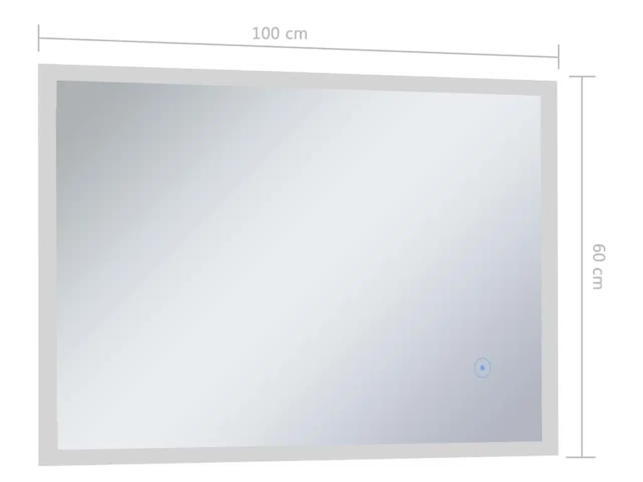 Billede 8 - LED-spejl til badeværelset med berøringssensor 100x60 cm