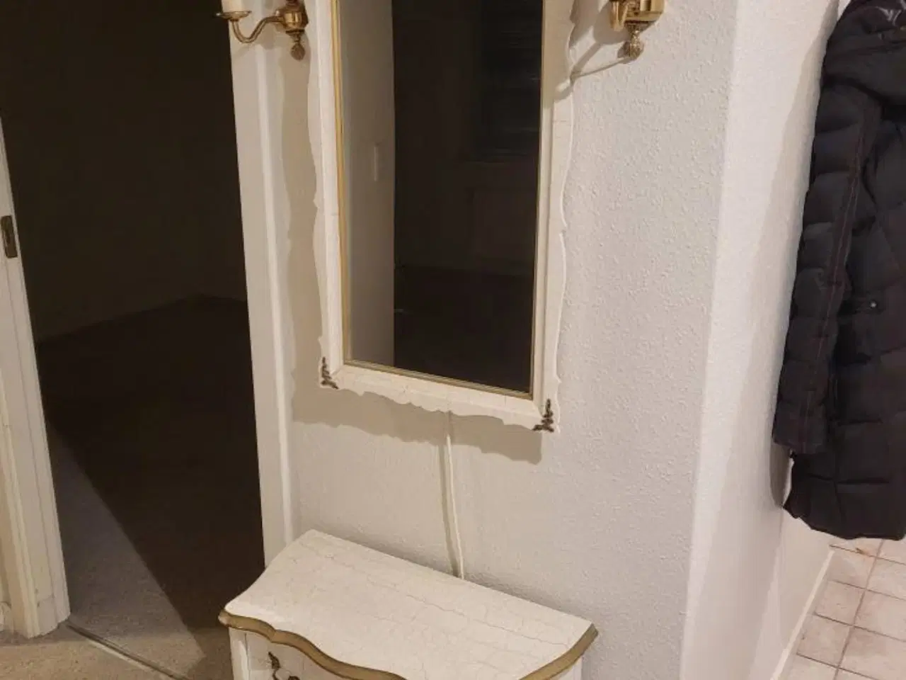 Billede 1 - Retro entre sæt med spejl 