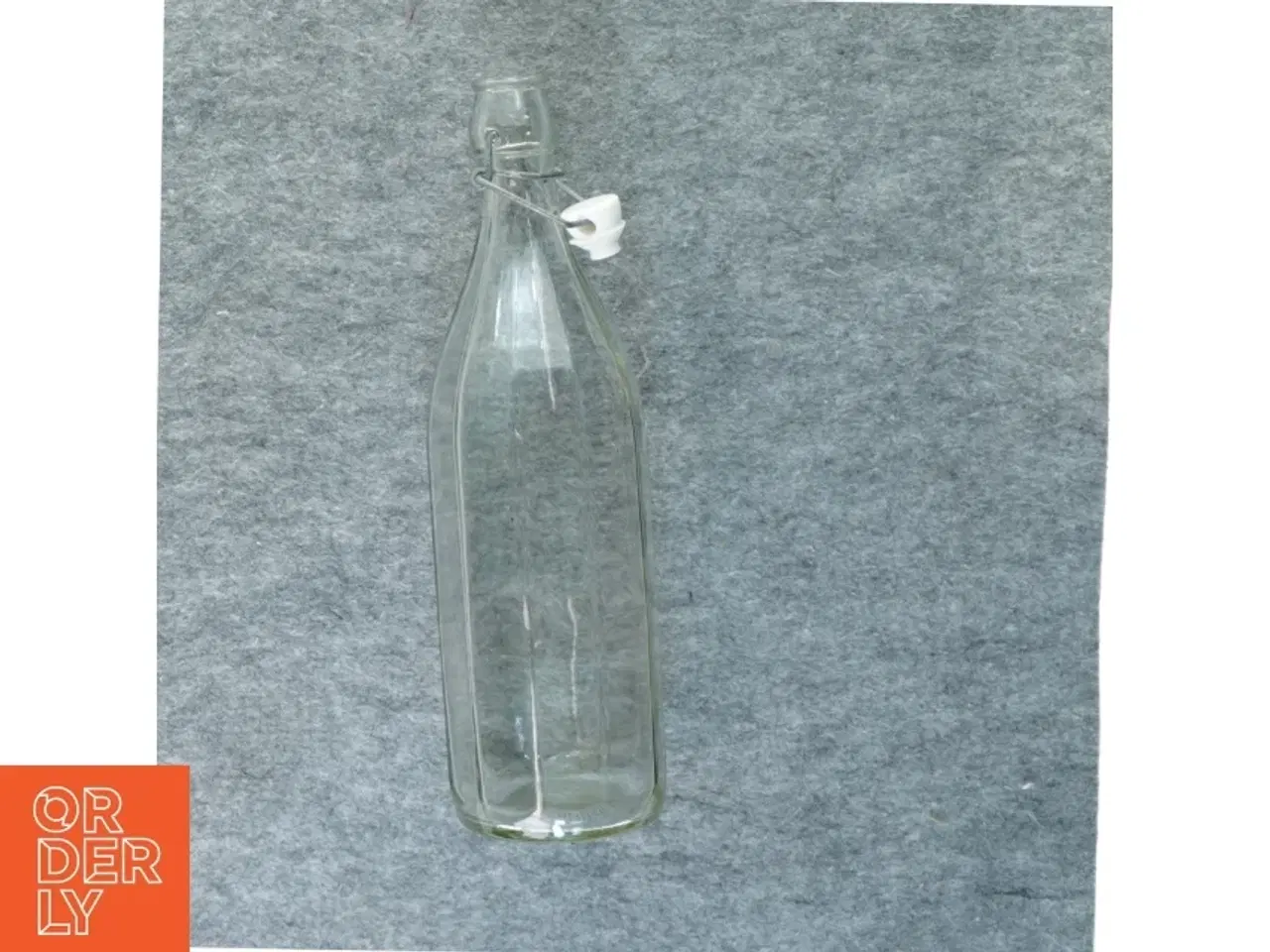 Billede 1 - Stor flaske med patentprop (str. 30 x 9 cm)