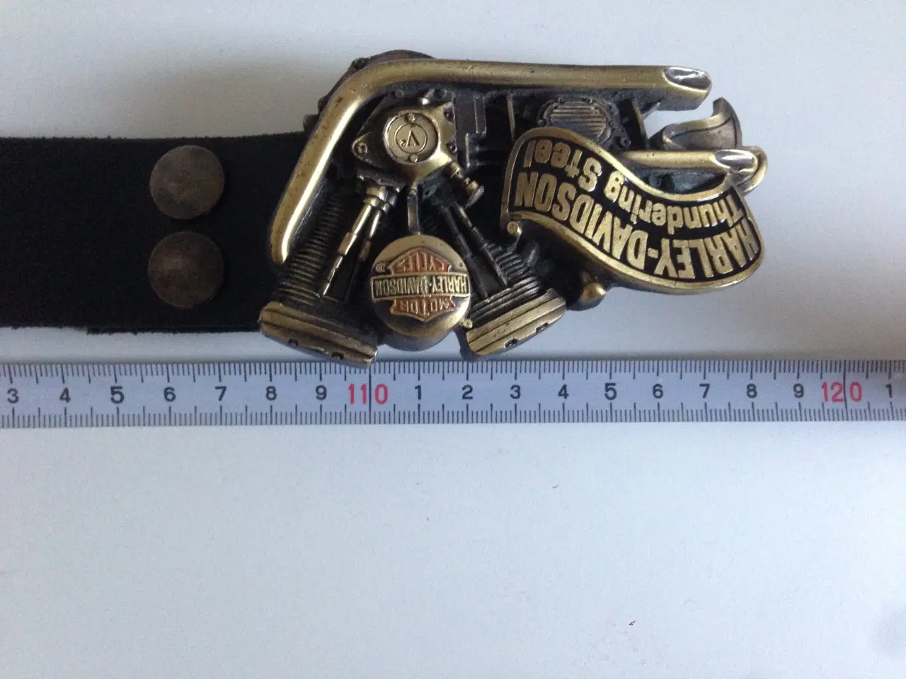 Billede 5 - harley davidson bæltespænde bælte livrem emblem