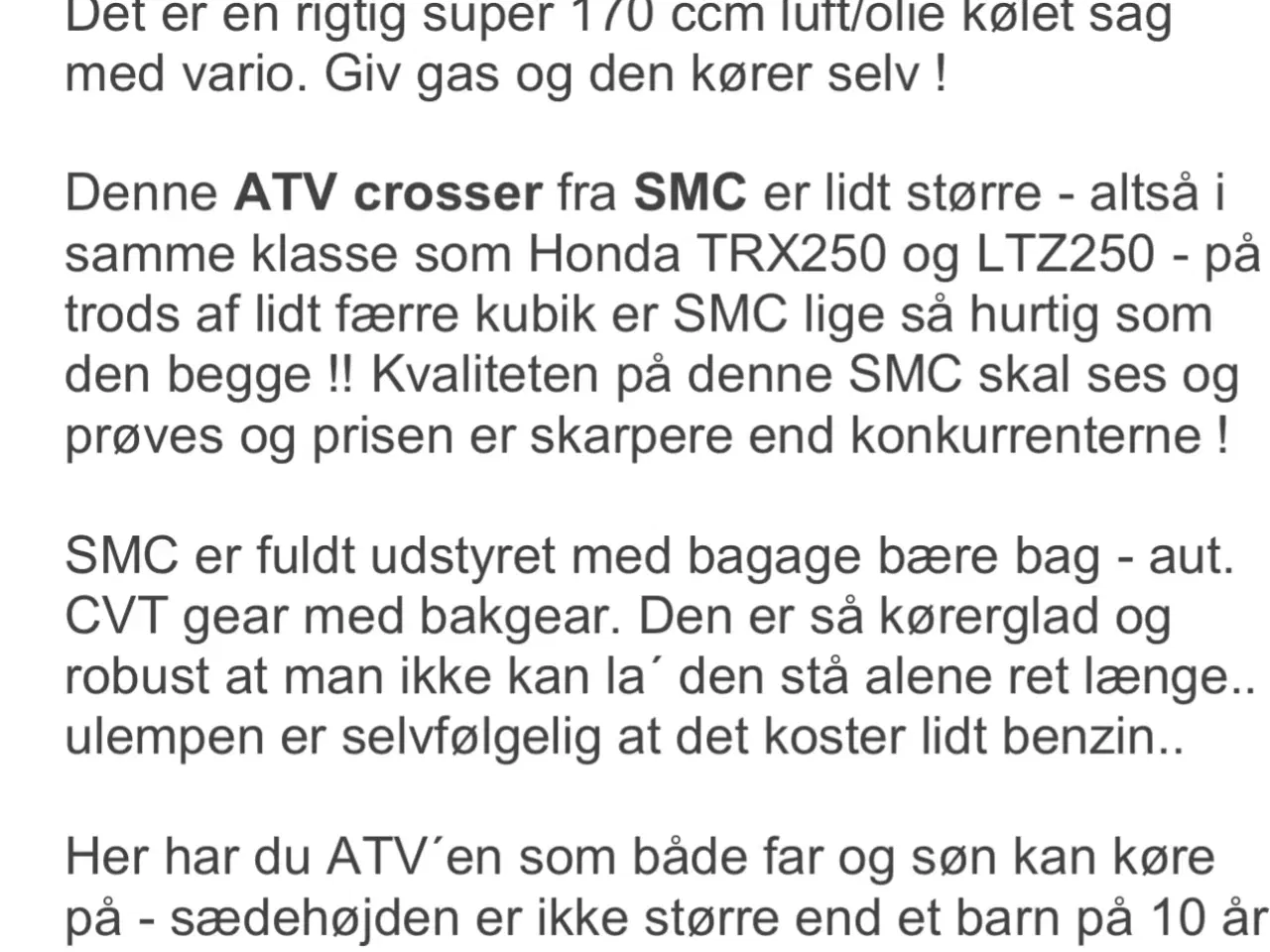 Billede 4 - Smc ATV 200