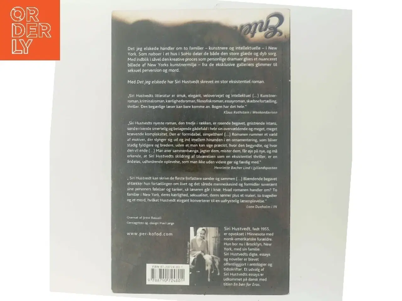 Billede 3 - Det jeg elskede : roman af Siri Hustvedt (Bog)